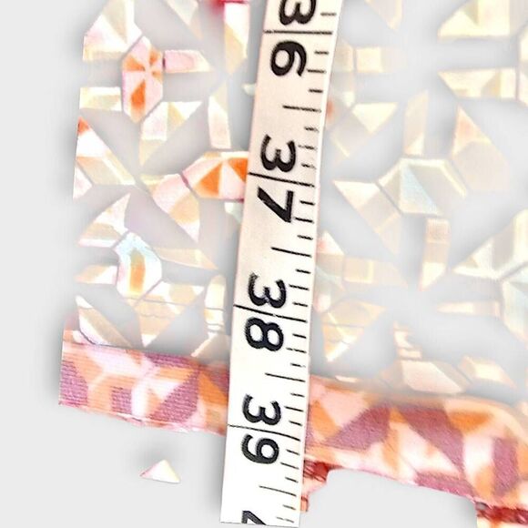 London Times Women Sz 18‎ Red Orange Jersey Dolman Sleeves Blouson Cottagecore - Picture 12 of 13